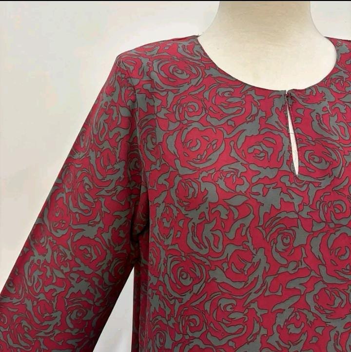 Kurung Chiffon Mawar